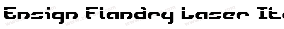 Ensign Flandry Laser Italic字体转换